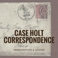 Case Holt Correspondence